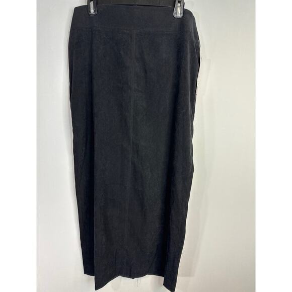 Larry Levine Black Sports Stretch Straight Pencil‎ Skirt Women's Sz 10 - Picture 1 of 9